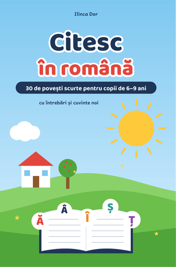 Coperta: Citesc în română